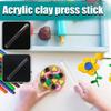 Handmade DIY Clay Roller Acrylic Sheet Clay Pressing Board  Rubbing Plate Pottery Machine
