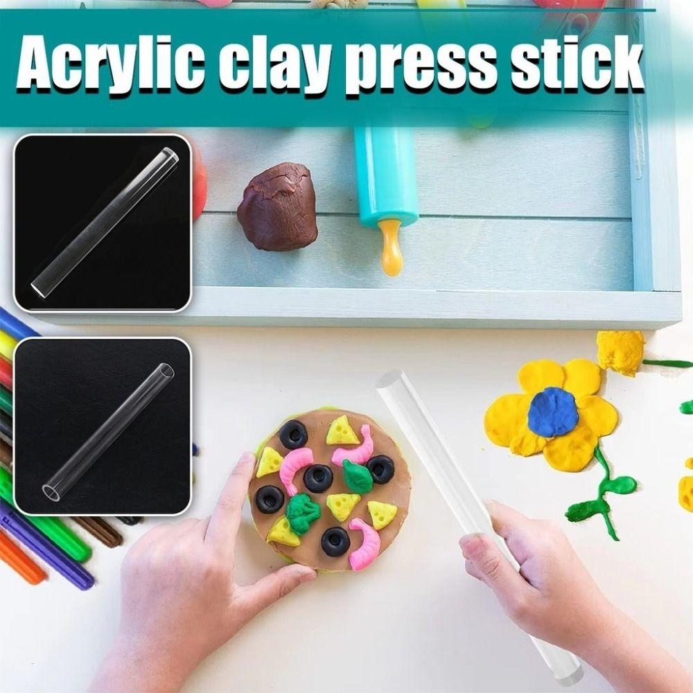 Handmade DIY Clay Roller Acrylic Sheet Clay Pressing Board  Rubbing Plate Pottery Machine
