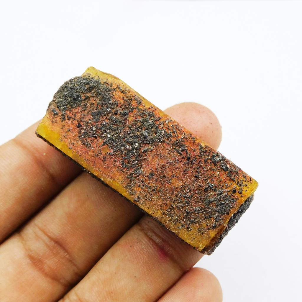 Natural Yellow Sapphire 46ct Rough Certified Loose Gemstone