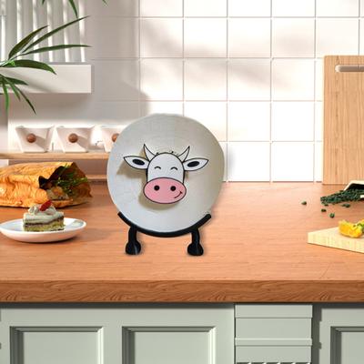 Dairy Cow Toilet Roll Holder 3D Printing Paper Towel Holder Freestanding Design