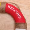 1Pcs Hanging Lifebuoy Mediterranean Style Decoration 30Cm Red Yellow Door Sign for Cafe Restaurant Bar Festival Decoration