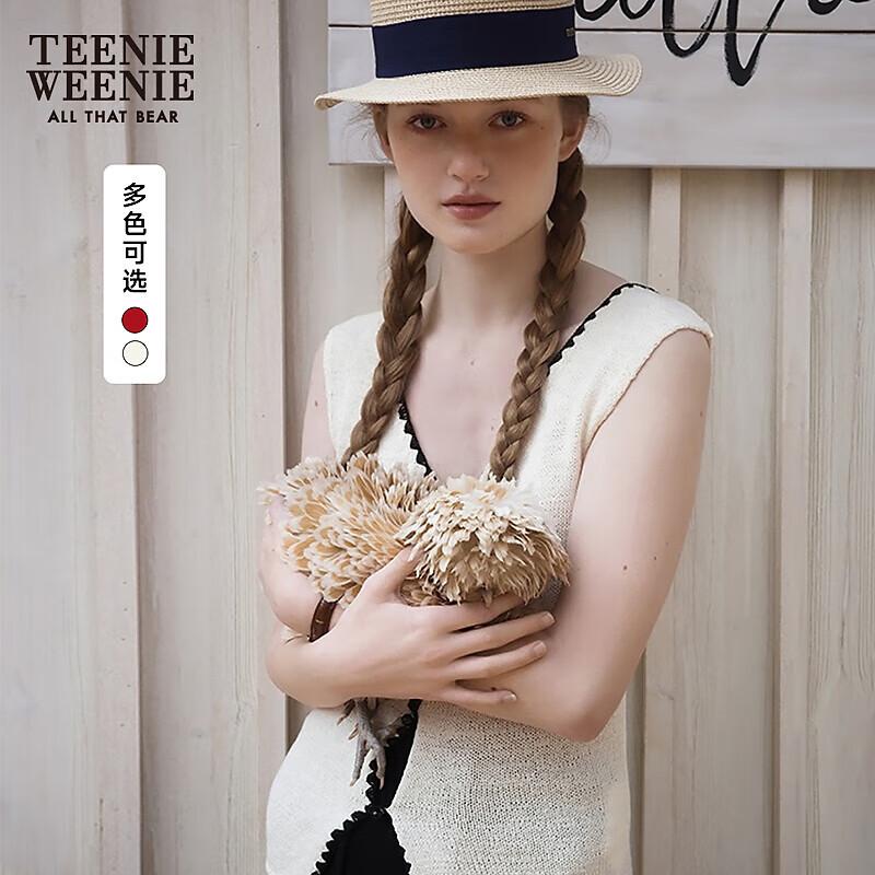 Teenie Weenie Women s V-Neck Knitted Vest M