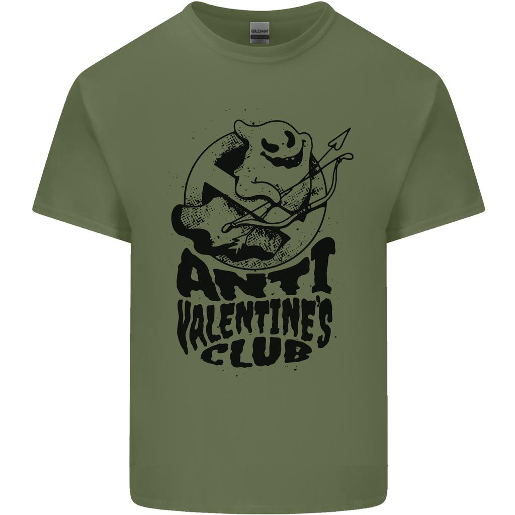 Anti Valentines Club RoUnisexce Single Day Unisexs Light Cotton TShirt