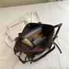 Bolsa de Palha Tecida Bolsa Feminina Bolsas de Ombro de Couro Moda Bolsas Tote de Grande Capacidade Bolsas Transversais Bolsas de Mensageiro de Viagem