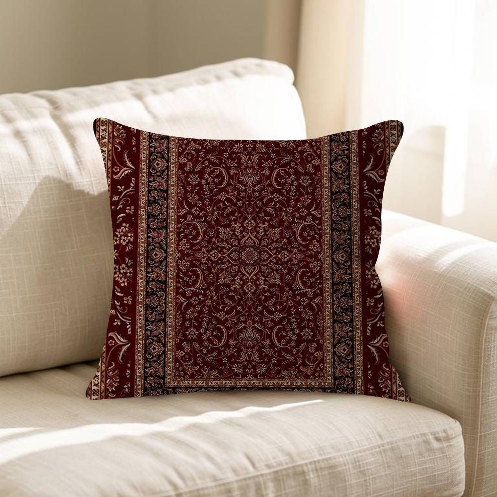 Persian Carpet Floral Personalized Pillow Dust Cover Bedroom Kids Party Decoration Pillowcase Birthday Children Gift