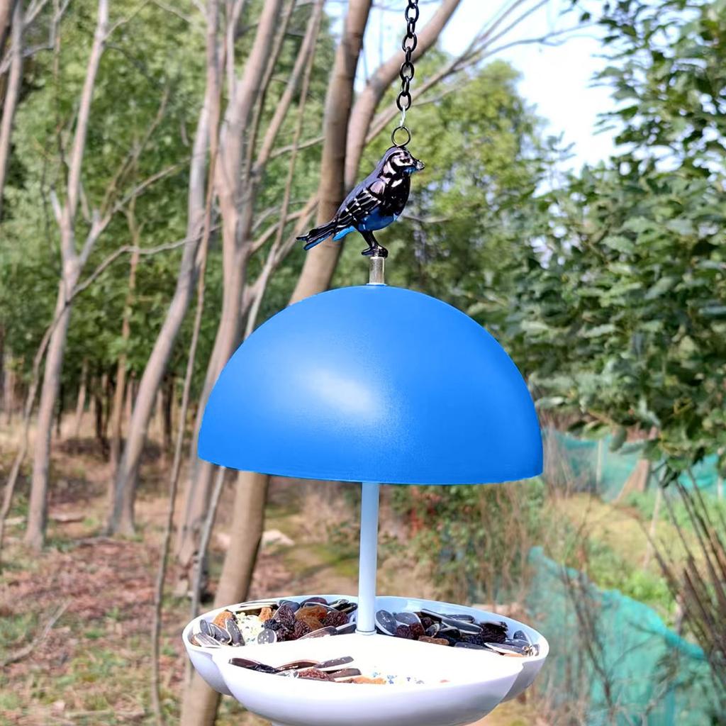 Feeder Dome Bird Feeder For Small Birds - Feeder For Mealworms -  Bird Feeder Dome Cover Outdoor Bird Feeder