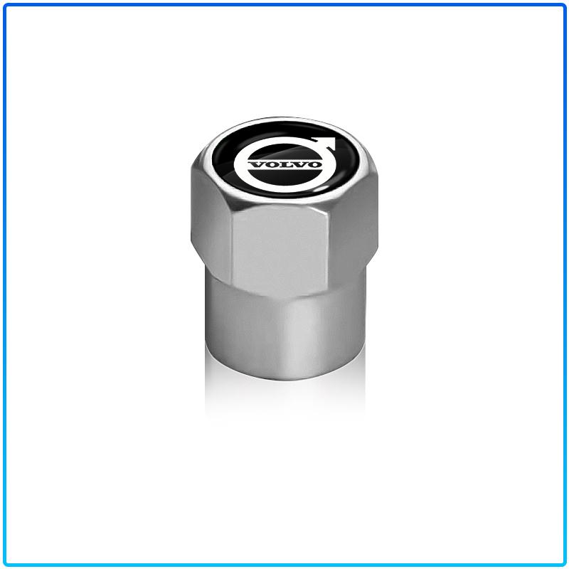 4Pcs Car Wheel Tire Valve Caps Dustproof Tyre Valve Stem Cap For Volvo XC90 XC60 XC40 V40 V50 V60 S40 S50 S60 S70 S80 S90 240 C70 Vnl Truck