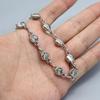 Elegant Women's Rhinestone Chain: Metal Flower Waist Belt & Shoulder Strap for Skirts, Backpack, DIY Accessories