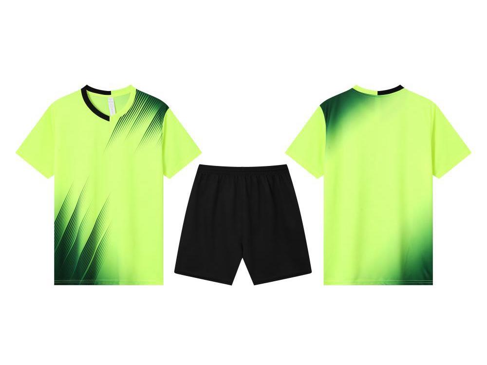 Quick-Dry Ice Silk Sports Set: Running & Football Training Suit
