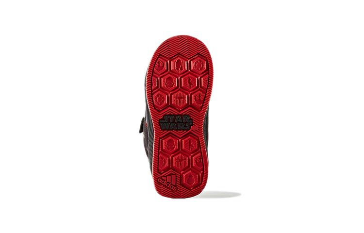 Star Wars x Adidas El I Abrasion Resistant Abrasion Resistant Low top Toddler Shoes Black Red Infant And Toddler BA9397