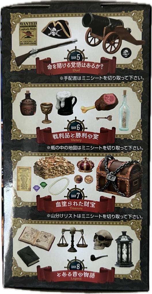 Petit Sample Series Captain Pirates CAPTAIN PIRATES 1 Unopened Tabletop Figure Miniature Dollhouse Pirate Aquarium Fish Tank Ocean Pirate Pirate Ship