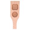 Mooncake Mold 2 Holes Chinese Style Wooden HandMade Pastry Baking Mold for Home Use(2 Holes )