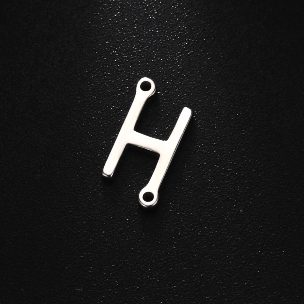 Cazador 5 Pcs/Lot Stainless Steel Gold Color Capital Letter DIY Charms for Jewelry 26 A-Z Alphabet Pendant for Necklace Bracelet