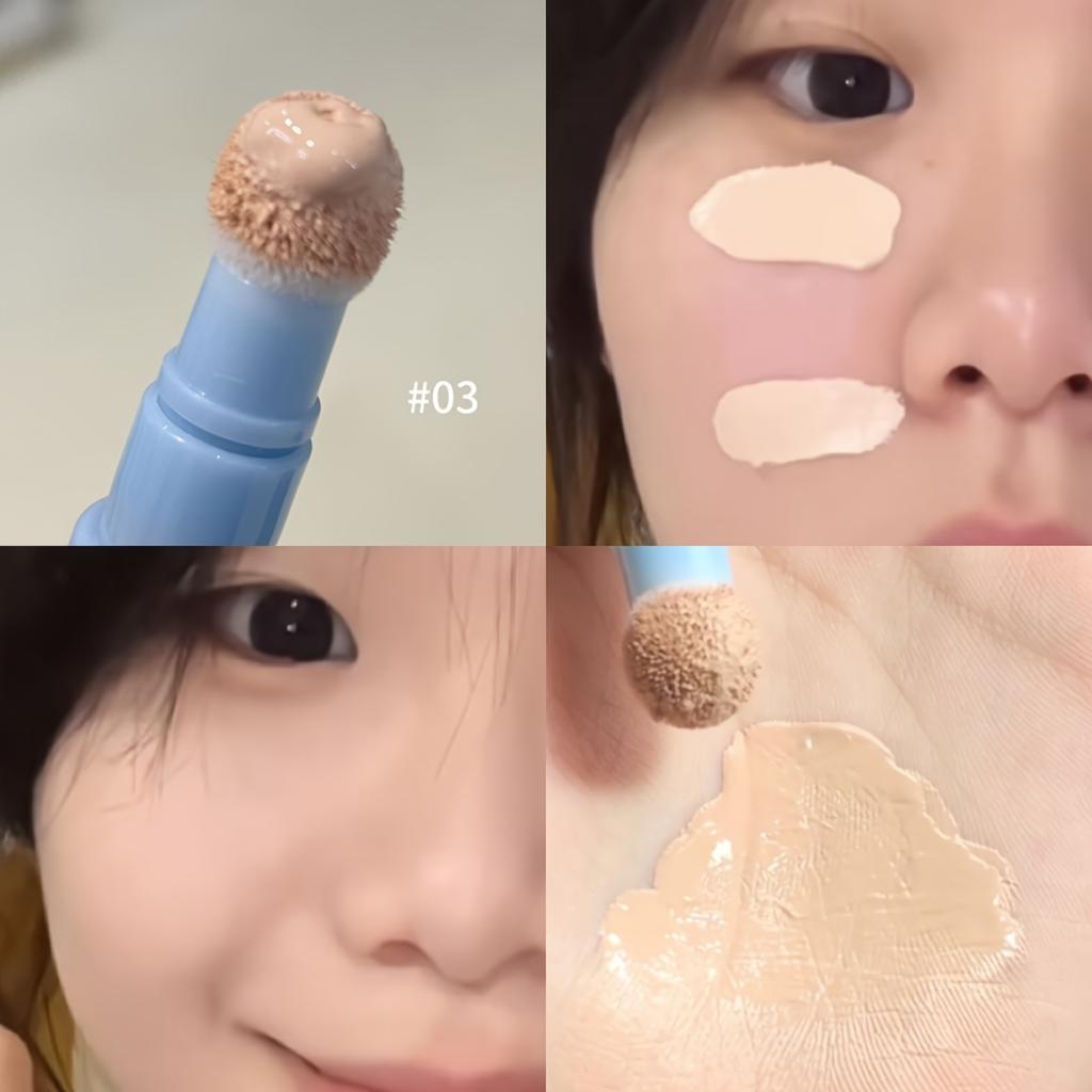 Herorange Concealer and Contouring Pen, Moisturizing and Lightweight, Covers Blemishes, Dual-Effect Highlight and Shadow, Creates a Three-Dimensional