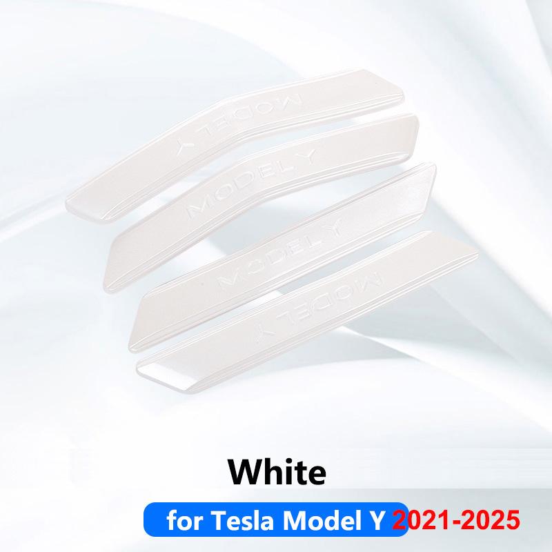 For Tesla Model Y Juniper 2025 Door Protector Strip Anti-Collision Model 3 Door Side Edge Protection Sticker Guard Accessories Interior Mirrors 6