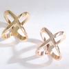 Scarf Ring X Shape Scarf Slide Buckle for Women Minimalist Shawl Brooches Clip