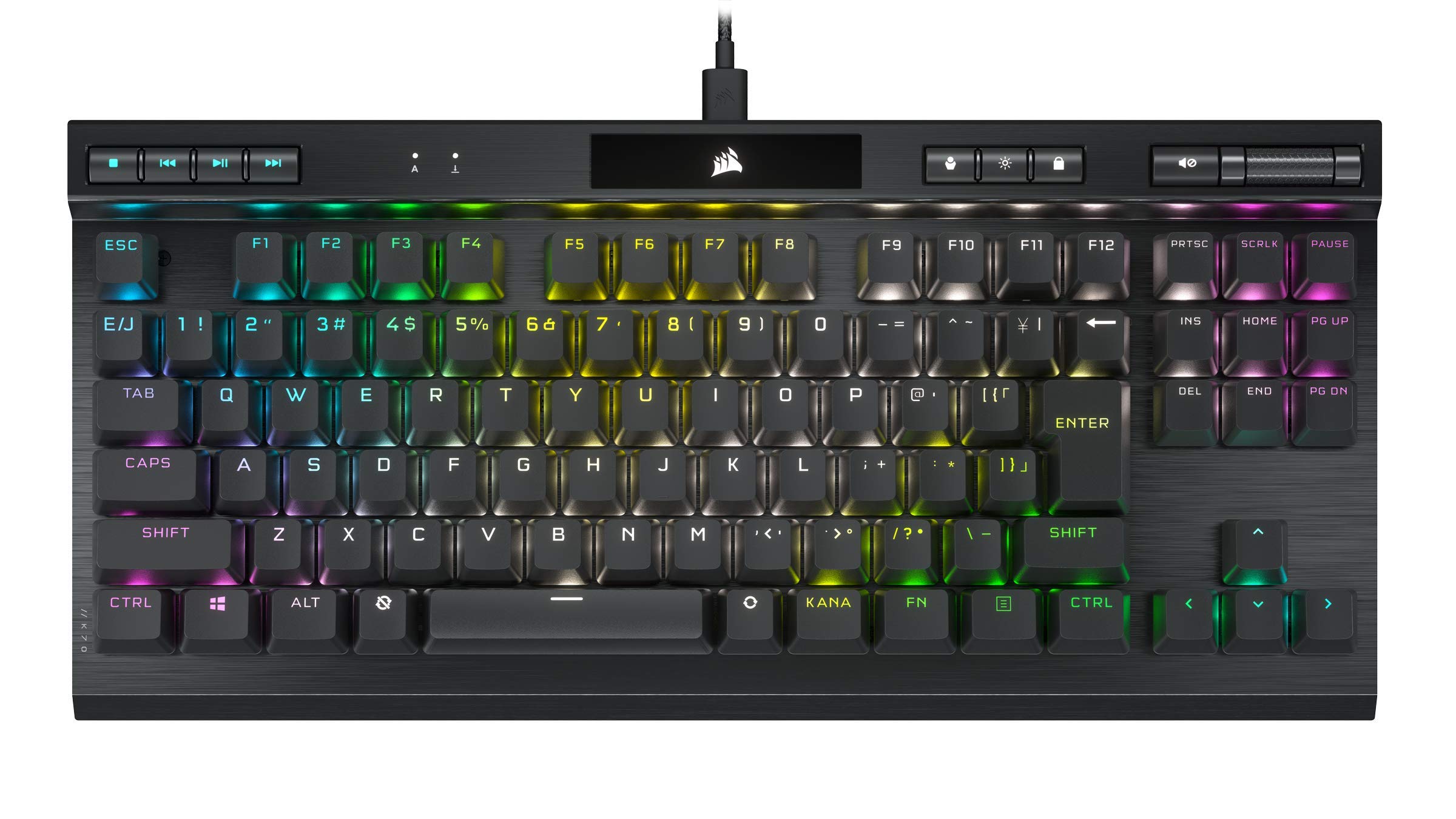 

CORSAIR K70 RGB TKL CHAMPION MX Cherry MX Speed Japan Layout Gaming Keyboard USB-C CH-9119014-JP