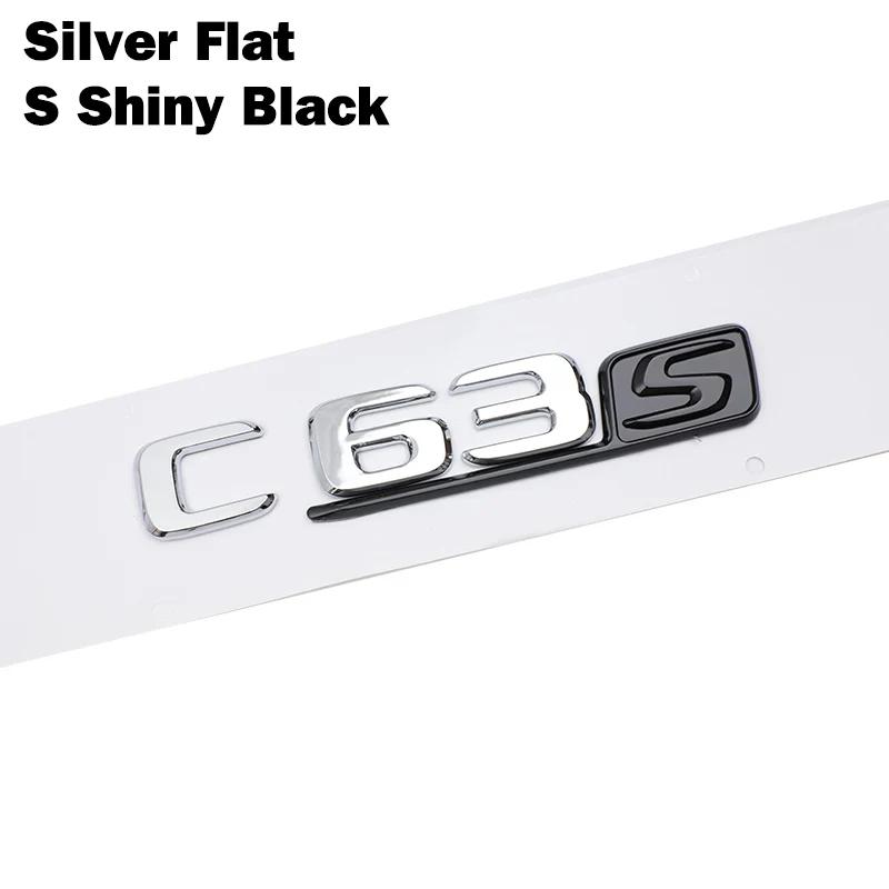 Auto-Tuning Für Mercedes Benz AMG C-Klasse W204 W205 C63 C63S Buchstabenlogo 3D ABS Aufkleber Auto Heckklappe Emblem Namensschild Aufkleber