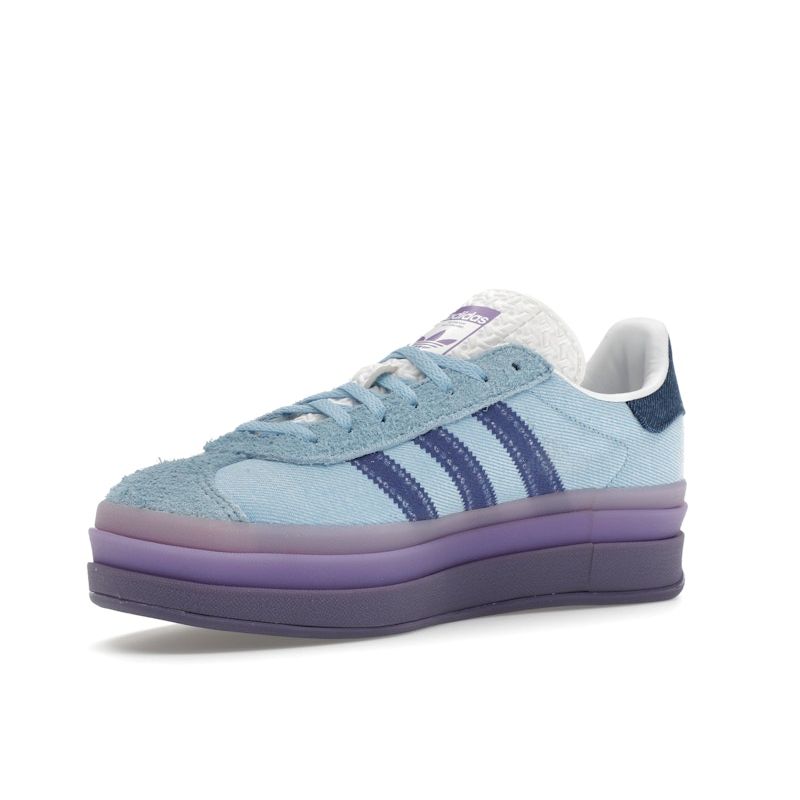Adidas KSENIASCHNAIDER x  Gazelle Bold Blue Denim Women Sneakers Supplier-Colour Cloud-White IG4339