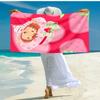 1pc Strawberry Princess6 Beach Towel, Comfortable and Thick, and Swimming/Bath/Picnic/Camping Towel, Suitable for Seaside Beaches