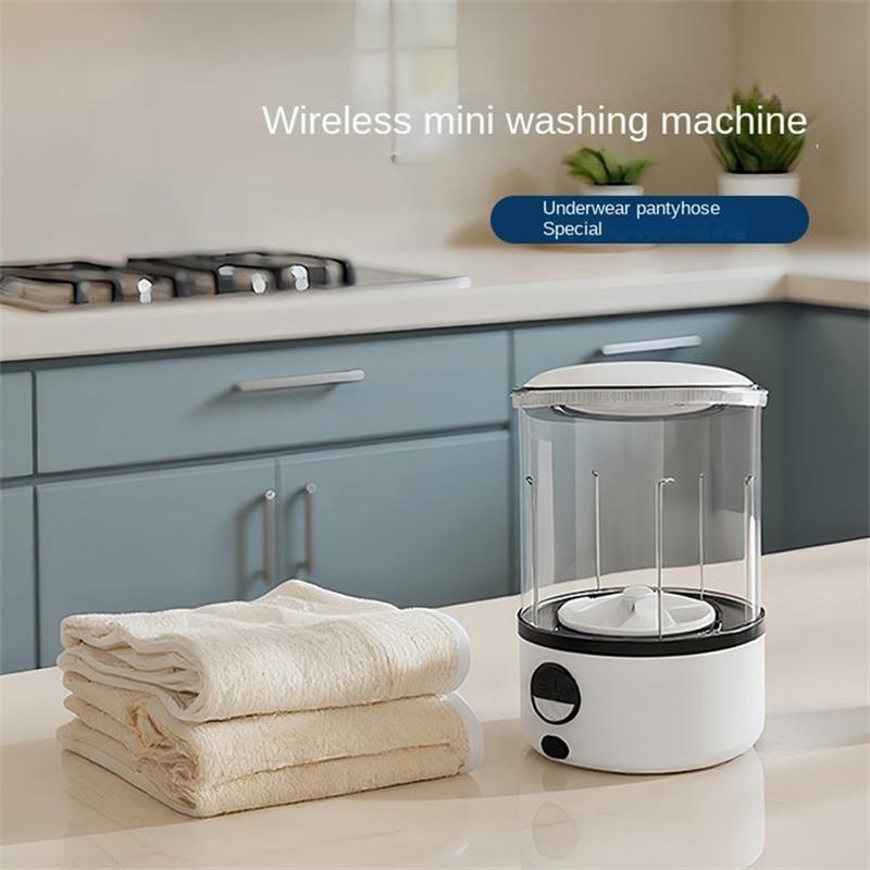 Portable Premium Underwear Washer 99.9% Sterilization Rechargeable Mini Washing Machine 2L 3-Level Cycle Adjustment for