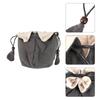 Portable Cotton Linen Teapot Bag Tea Set Storage Bag Travel Pouch Teaware Kitchen Dining Bar Accessories Wooden Beads Simple