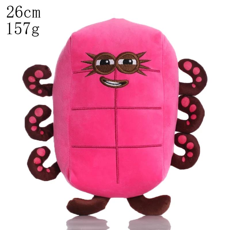14-18cm Cartoon Number Plush Doll Toys Educational Stuffed Movie Anime Kids Early Childhood Birthday Christmas Gift