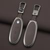Zinc Alloy + Leather Car Key Case Cover Shell For Dongfeng Nammi 01New Engery High Level Keychain Protective Accessories