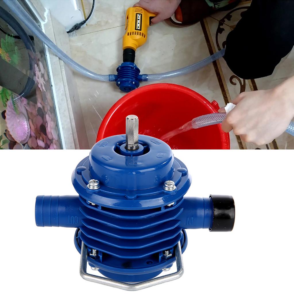 Mini Self Priming Engineering Plastics Hand Electric Drill Water Pump Home Garden