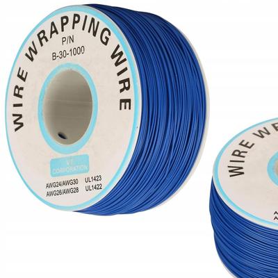 Przewód Kynar AWG 0.25mm Niebieski – Niskonapięciowy | Długość 200m | Średnica 0.60mm Z Izolacją