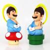 Pvc Cross-border Lucky Mario Handheld Ornaments Super Mario Anime Handheld Buddha Mario Desktop Ornaments Color Box