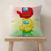 Cool AAmong UUs Game Pillow Covers Cartoon Sofa Decorative Home Doublesided Printing Short Plush Cute Cushion Cover
