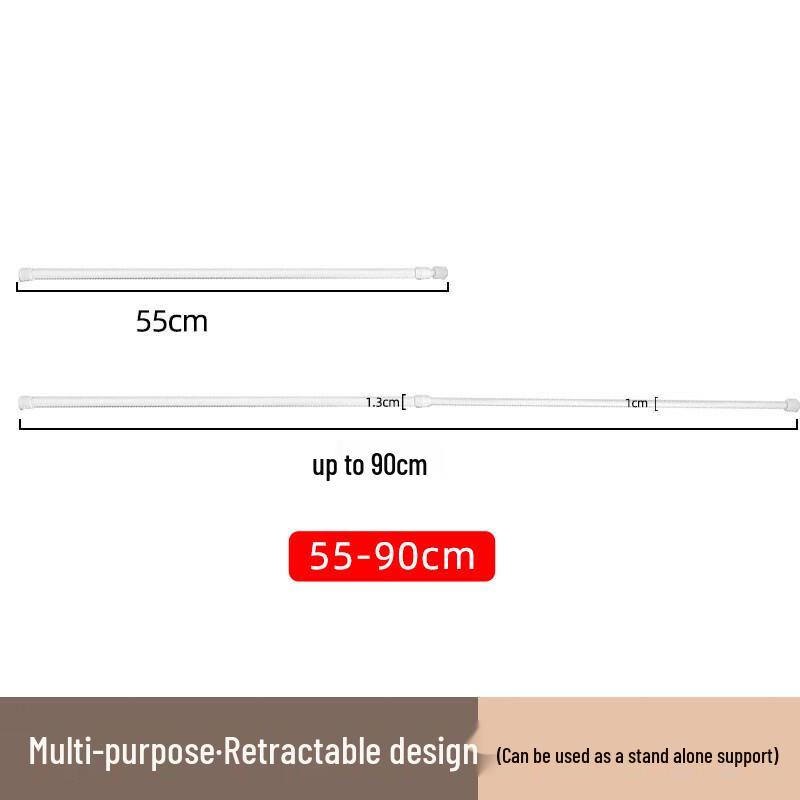 Lan Xiao Ji Регулируемый держатель для полотенец в ванную на присосках, не требует сверления - 4 шт.