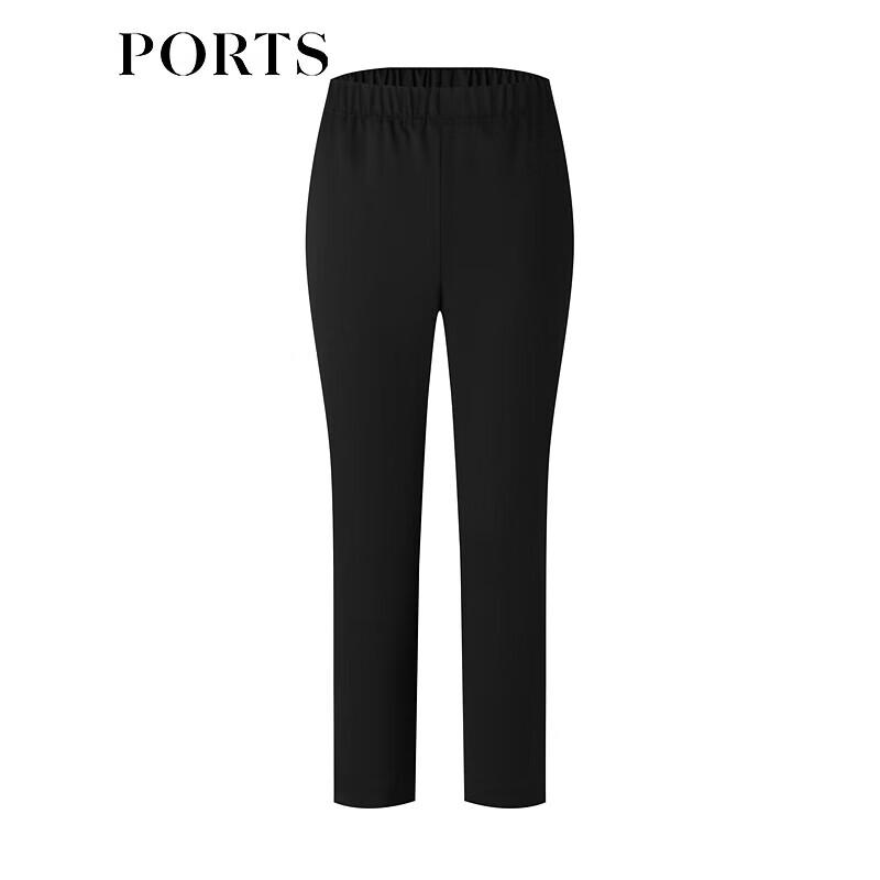 PORTS Women's Solid Slim Casual Pants
