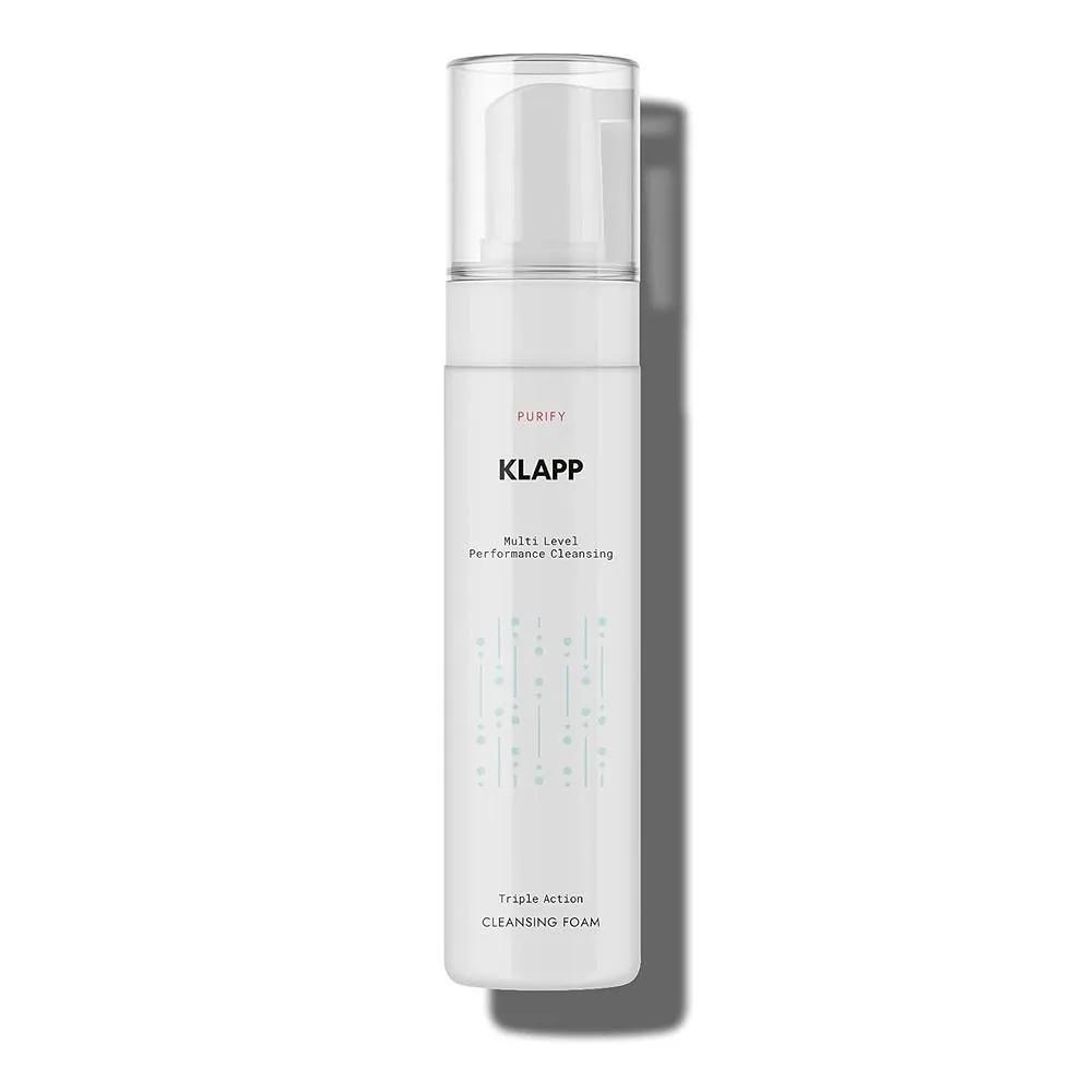 

KLAPP Triple Action Cleansing Foam 200ml 1 Pack KLAPP Cosmetics Triple Action Cleansing Foam (200 ml)