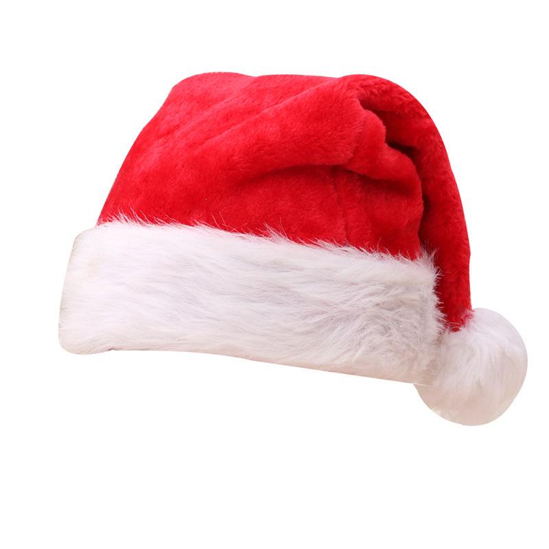 Plus Size Plush Christmas Hat for Adults & Children - Thickened Shanghai Style