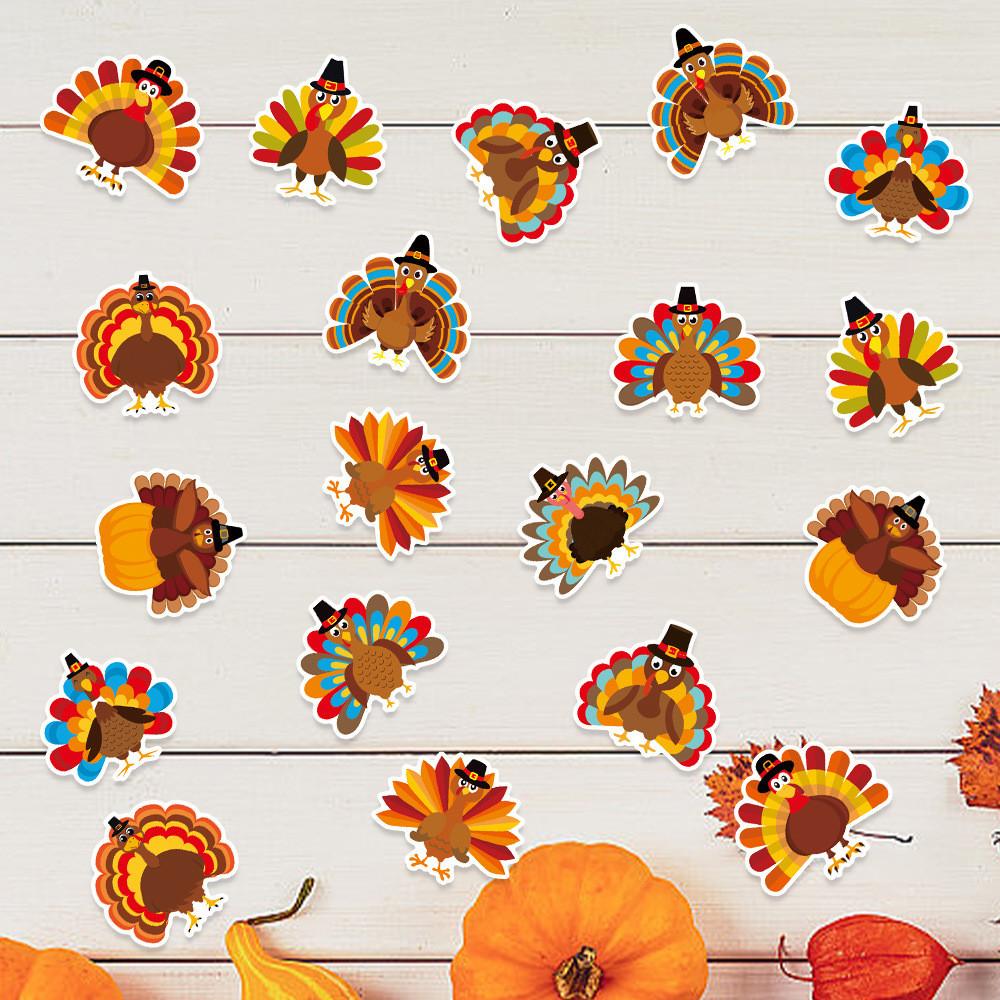 Turkey Autumn Festival Confetti For Thanksgiving Party And Decoration Table