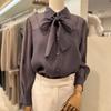 See-Through Tie Blouse NVBLPI9700