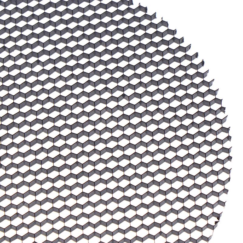 Led Soft Light Shade Hood Downlight Spotlight Round Honeycomb Mesh Cover Black Anti-Glare Anti-Dazzling Light Aluminum
