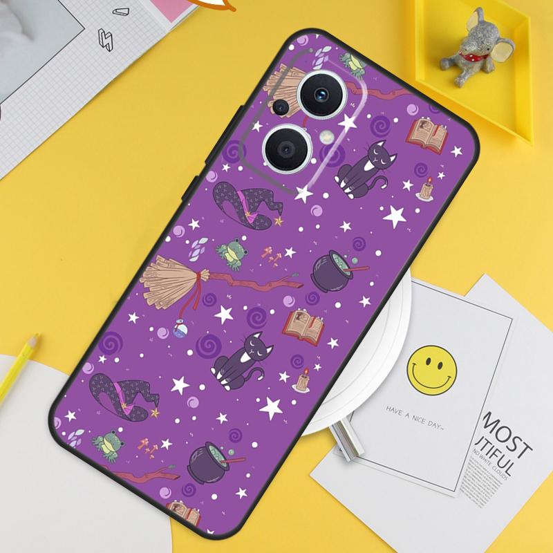 

Чехол с лягушкой-ведьмой для OPPO Reno 12F 14F 13F 11F 10 11 12 13 14 Pro 7 8 Lite 8T OPPO Find X6 X5 X8 X9 Pro OPPO Reno12
