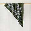Twill Light Luxury High Sense Simulation Silk Headscarf Waist Triangle Scarf Silk Scarf Multi-Function