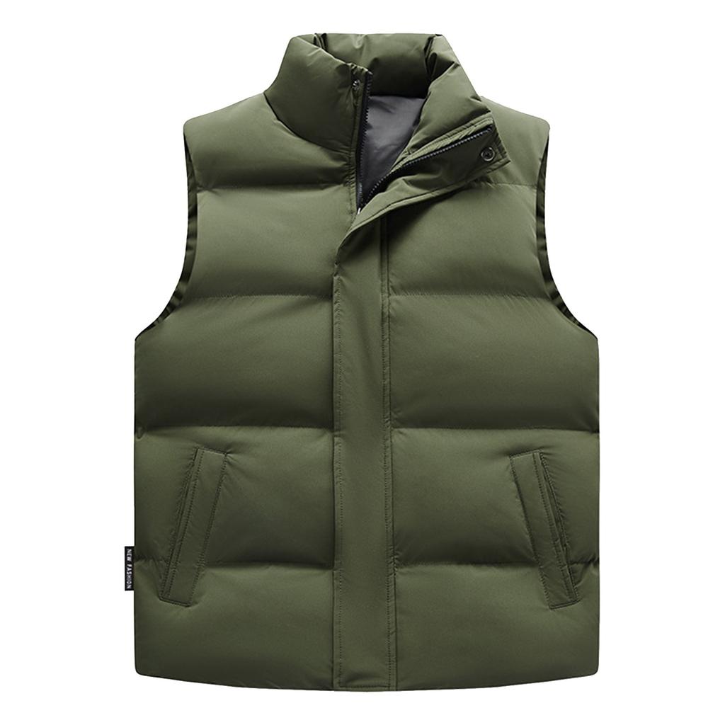 Winter Clean Standing Collar, Down Cotton Camisole, Slim Fitting And Handsome Young Man