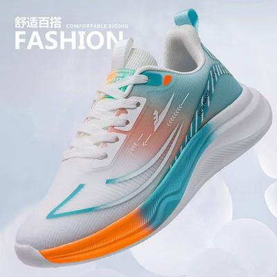 Zapatos de pareja malla transpirable ligeros suela blanda moda versátil tendencia zapatos de hombre ocio al aire libre deportes zapatos para correr