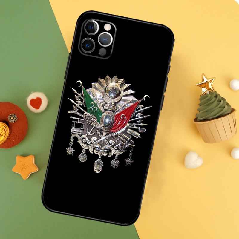Ottoman Empire Coat Of Arms Phone Case For iPhone 17 17Air 16 16E 15 14 13 12 11 Pro Max 12 13 Mini Shockproof Cover