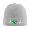 Brazilian Flag Brazil Beanie Cap Unisex Winter Warm Bonnet Femme Knitted Hat Brazilian Proud Skullies Beanies Hats