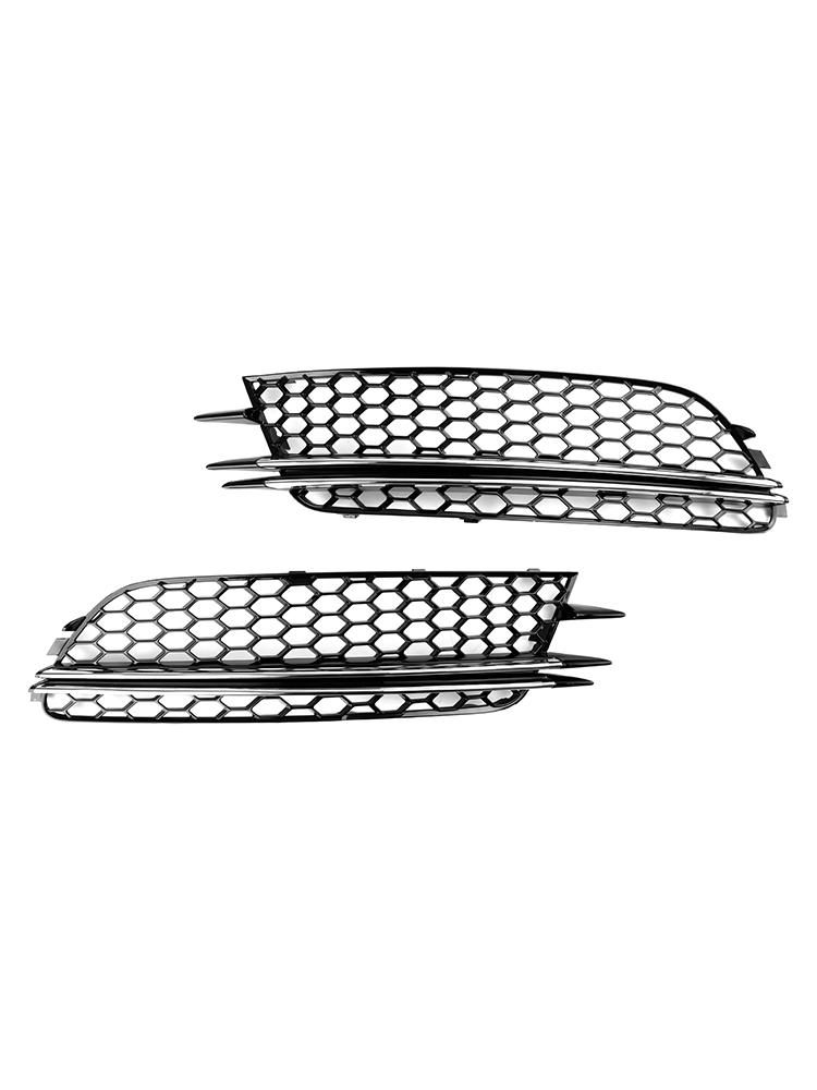 2 Stück Front-Nebelscheinwerfer-Abdeckung Blende Stoßstangen-Grill Passend für A6 4G C7 2012-2015