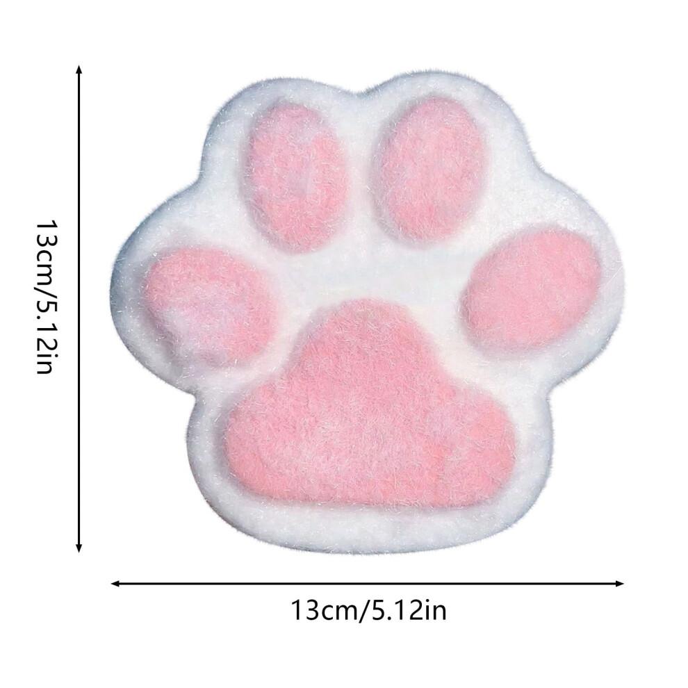 Cute Cat Paw Silicone Squeeze Toy, 5 Inch Handmade Fidget Stress Ball for Adults Relaxation - YMARPT