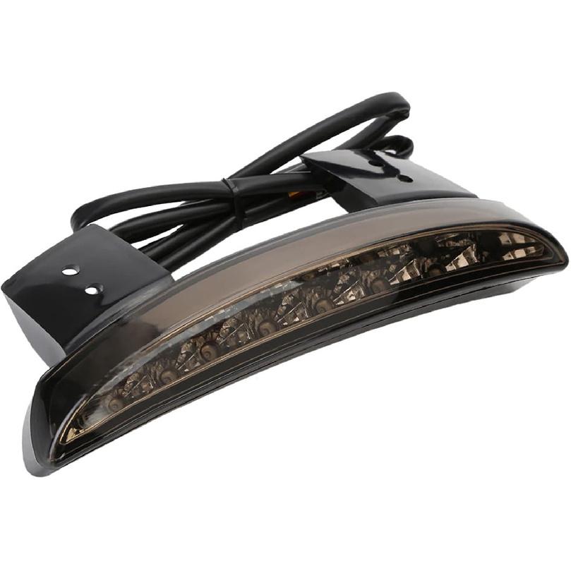 

ANKIA 5 Wires Motorcycle Chopped Rear Fender Edge LED Brake License Plate Tail Light Stop Running Light Turn Signal Lamp for Harley Sportster XL883N