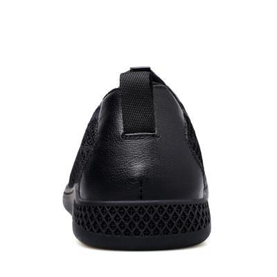 Cross-border Large Size 2025 Summer New Men's Shoes, Soft Sole Soft Surface Hollow Shoes Mesh Shoes, Youth Outdoor Casual Shoes