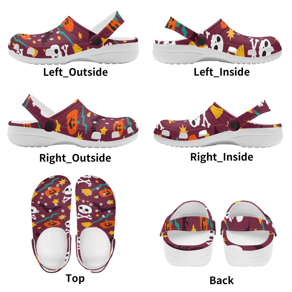 Art Pattern EVA Clogs for Women Men Comfortable Breathable Slip On Casual Shoes Soft Sole Summer Sandals Soft Daily Wear